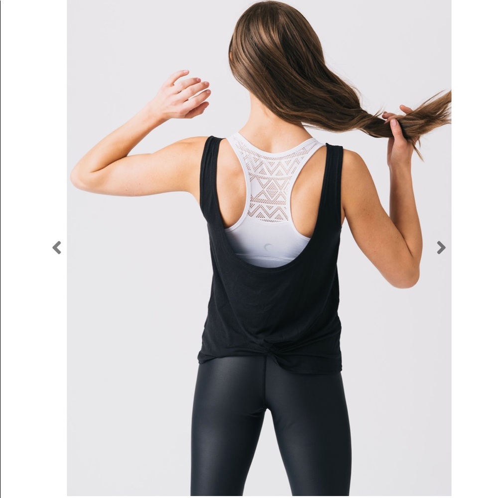 ZYIA Black Swirl Tank